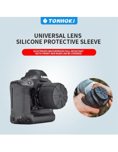 Tapa de Lente Universal TONHOKJ TH-002 Silicona 51mm x 62mm 2