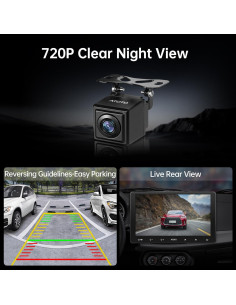 Cámara de Respaldo HD 720P AC-HD02LR 150 Impermeable 2