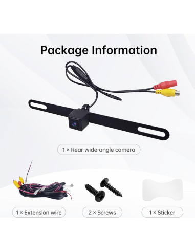 Cámara de Respaldo HD 720P AC-HD02LR 150 Impermeable