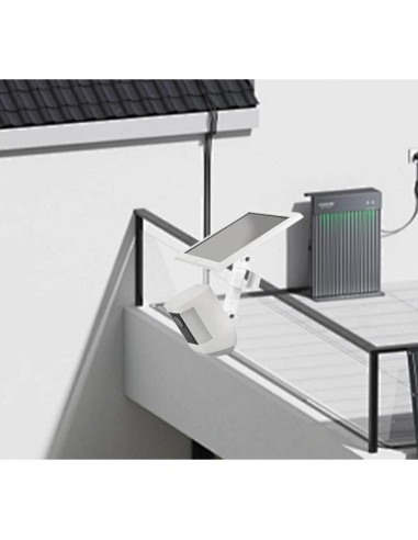 Soporte de canalón 2 en 1 LOOKZOZO para cámaras y paneles solares