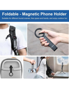 Trípode Magnético Portátil Genérico para iPhone 12-17, 180 2