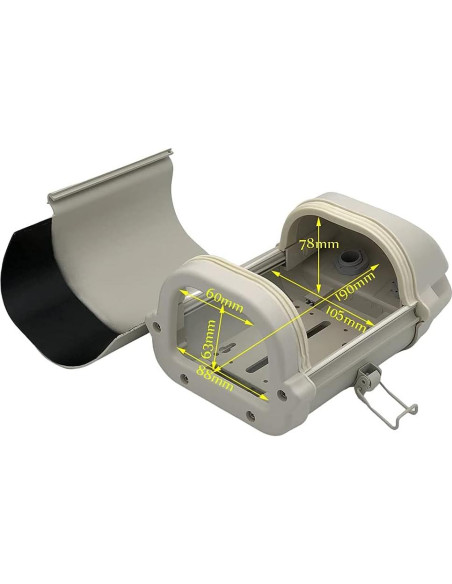 Caja de Seguridad CCTV OwlCat 6" Aluminio Impermeable 6006A