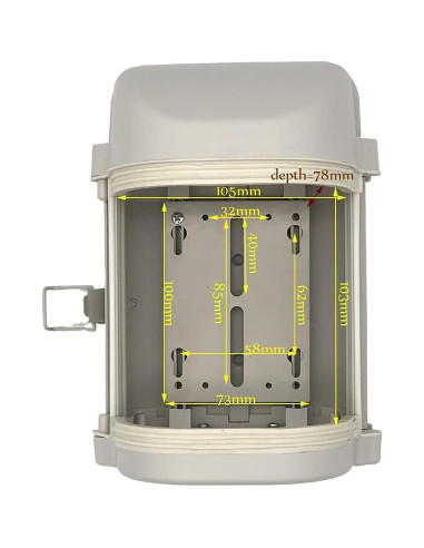 Caja de Seguridad CCTV OwlCat 6" Aluminio Impermeable 6006A