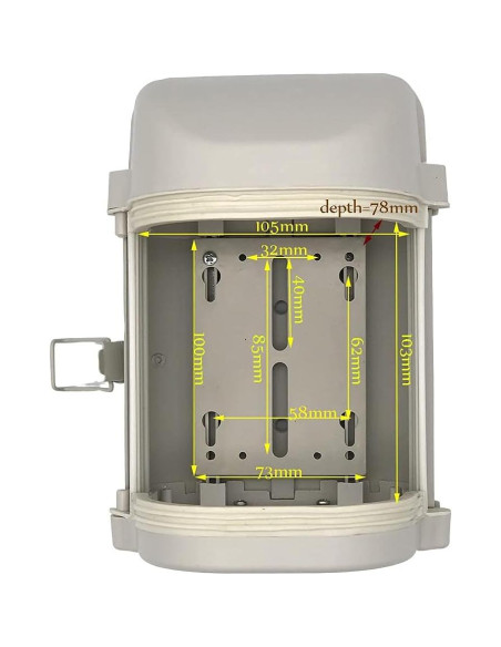 Caja de Seguridad CCTV OwlCat 6" Aluminio Impermeable 6006A