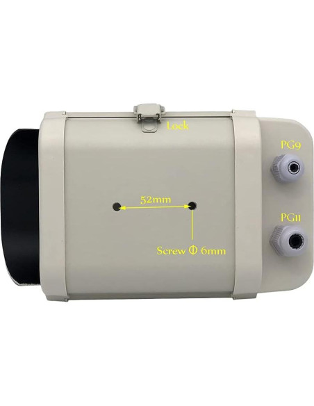 Caja de Seguridad CCTV OwlCat 6" Aluminio Impermeable 6006A