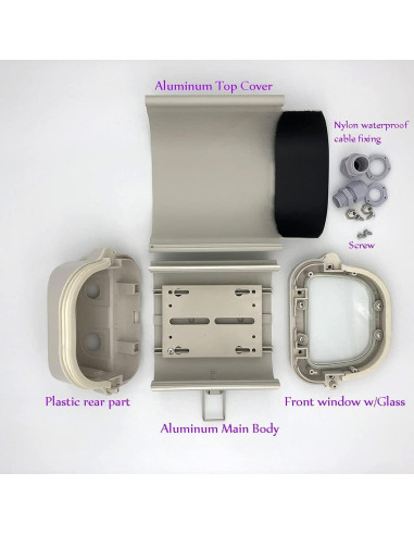 Caja de Seguridad CCTV OwlCat 6" Aluminio Impermeable 6006A