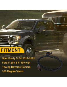 Arnés de Cable de Cámara Inversa LLYZFED HC3Z-14D202-M para Ford F-250 F-350 2017-2022 2