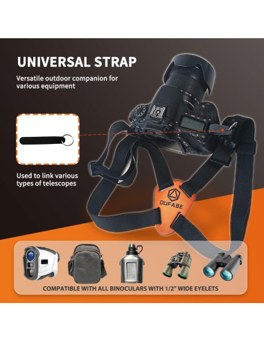 Arnés Ajustable para Binoculares Oufabe - Correa Cruzada