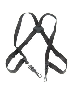 Arnés Doble para Cámara y Binoculares OP/TECH USA - Cinta Negra