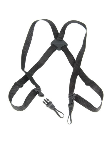Arnés Doble para Cámara y Binoculares OP/TECH USA - Cinta Negra