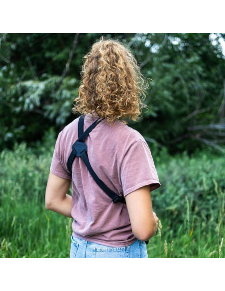 Arnés Doble para Cámara y Binoculares OP/TECH USA - Cinta Negra