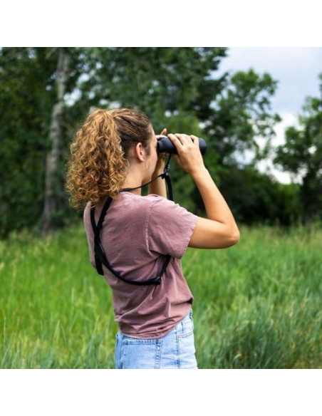 Arnés Doble para Cámara y Binoculares OP/TECH USA - Cinta Negra