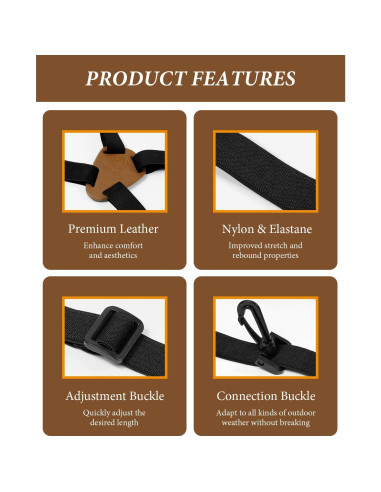 Correa de Arnés para Binoculares Oufabe, Ajustable, Ergonómica