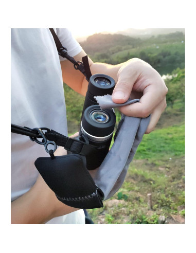 Arnés de Prismáticos GAIARENA Camo Ajustable con Paño