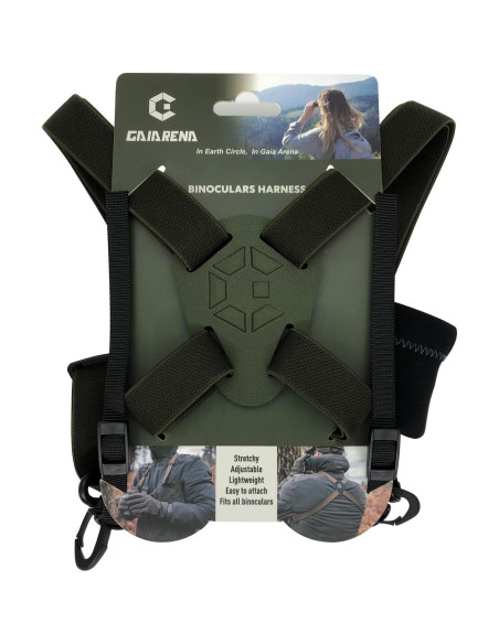 Arnés de Prismáticos GAIARENA Camo Ajustable con Paño