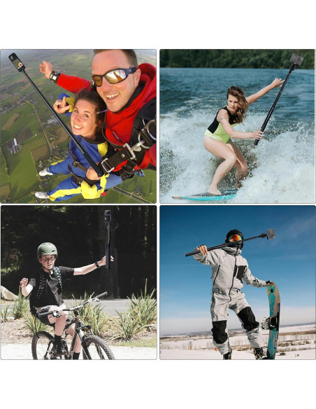 Palo de Selfie Invisible VVHOOY 15-66 cm Ajustable Antideslizante