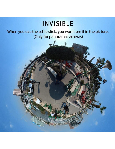Palo de Selfie Invisible VVHOOY 15-66 cm Ajustable Antideslizante