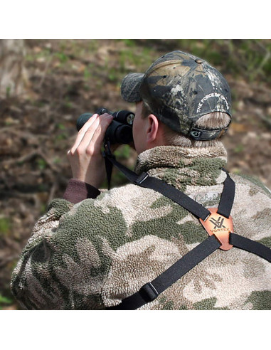 Arnés de Correa para Binoculares Vortex Negro Ajustable