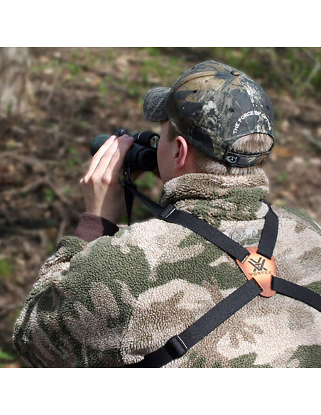 Arnés de Correa para Binoculares Vortex Negro Ajustable