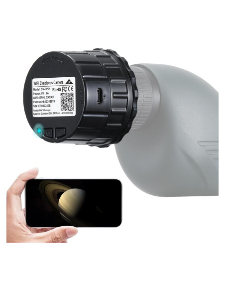 Cámara de Ocular WiFi YWLL SV-EP01 2.5K para Telescopios y Microscopios