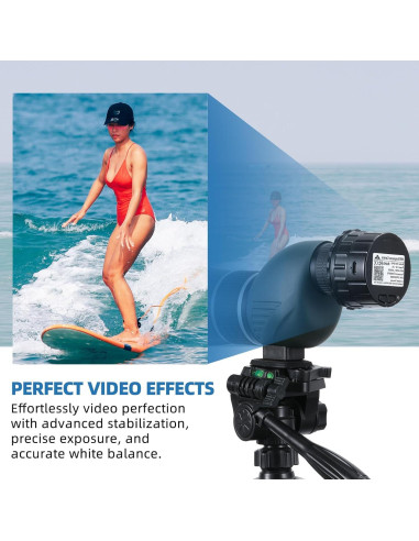 Cámara de Ocular WiFi YWLL SV-EP01 2.5K para Telescopios y Microscopios