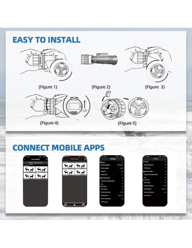 Cámara de Ocular WiFi YWLL SV-EP01 2.5K para Telescopios y Microscopios