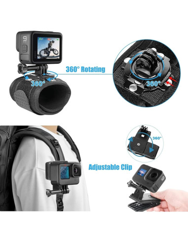 Kit de Accesorios 36 en 1 para Cámara de Acción KUANVE