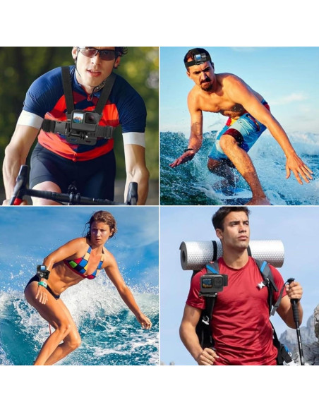 Kit de Accesorios 36 en 1 para Cámara de Acción KUANVE