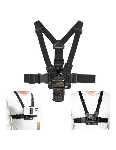 Soporte de Pecho BRDRC para DJI Osmo Pocket 3 y GoPro
