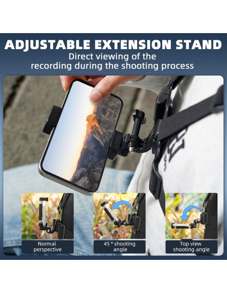 Soporte de Pecho BRDRC para DJI Osmo Pocket 3 y GoPro