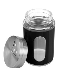 Salero y Pimentero Accmor Acero Inoxidable 2 Piezas Negro 2