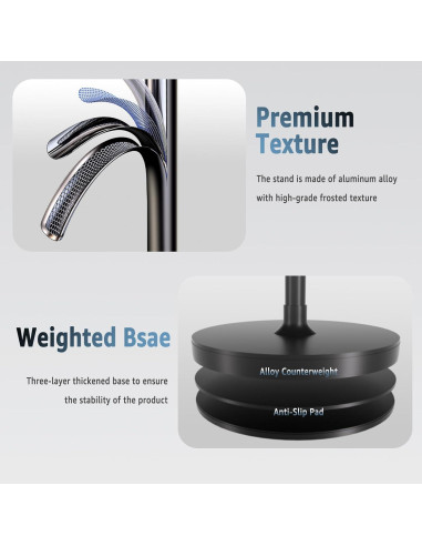 Soporte de Piso Magnético Arsoer AB-13L2P para Teléfonos