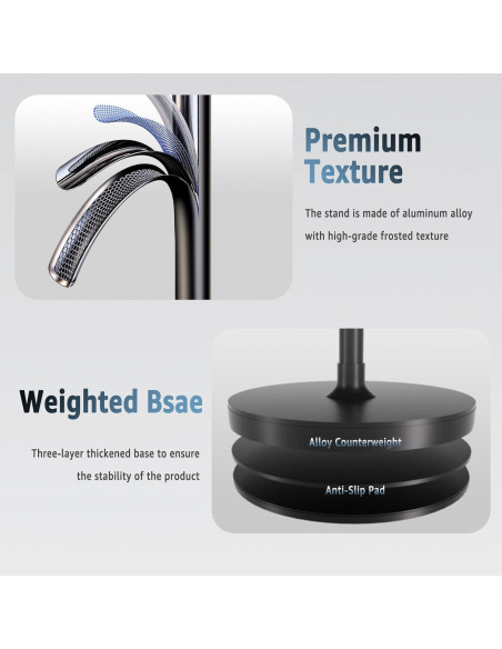 Soporte de Piso Magnético Arsoer AB-13L2P para Teléfonos