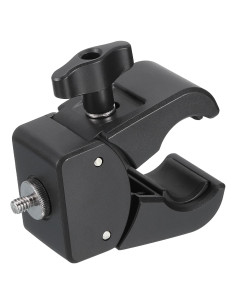 Abrazadera de Resorte PATIKIL 1/4" Macho Metal Negro 6 cm