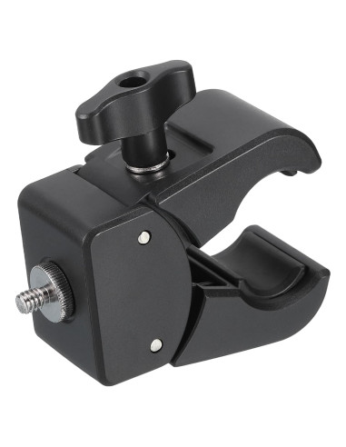 Abrazadera de Resorte PATIKIL 1/4" Macho Metal Negro 6 cm