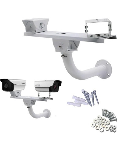 Soporte de Cámara de Seguridad Doble L Rosebe Metal 0.54 kg