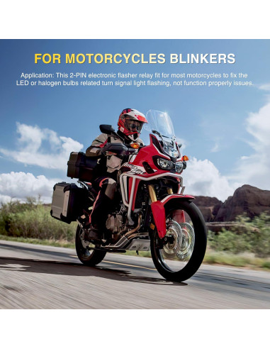 Relé Intermitente Electrónico Nilight 2 Pines 12V Ajustable