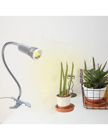 Portalámparas de Clip FEYAIM 2PCS Flexibles Luz Nocturna