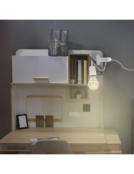 Portalámparas de Clip FEYAIM 2PCS Flexibles Luz Nocturna