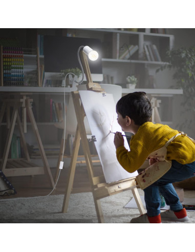 Portalámparas de Clip FEYAIM 2PCS Flexibles Luz Nocturna