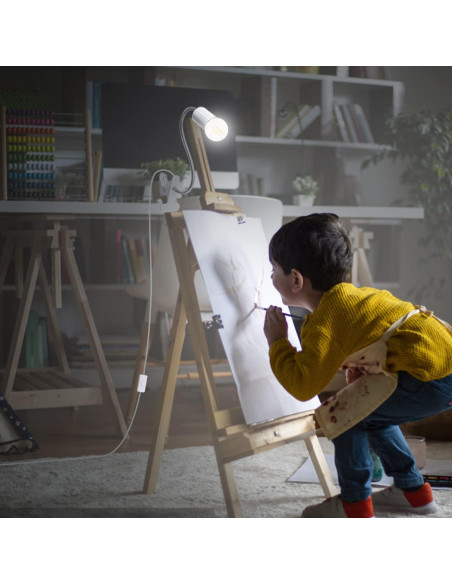 Portalámparas de Clip FEYAIM 2PCS Flexibles Luz Nocturna