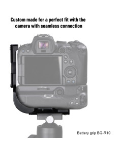Soporte en L para cámara EOS R5/R6 con empuñadura BG-R10 2