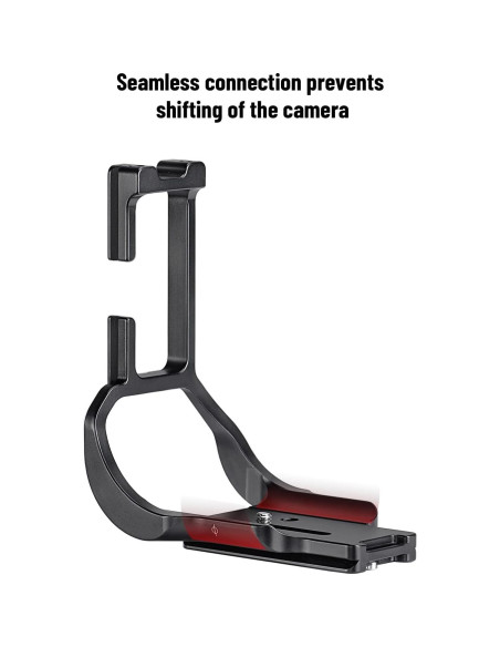Soporte en L para cámara EOS R5/R6 con empuñadura BG-R10