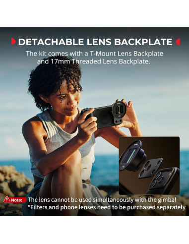 Funda FilMov SmallRig para iPhone 17 Pro Max, Negro, 5551