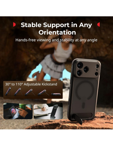 Funda FilMov SmallRig para iPhone 17 Pro Max, Negro, 5551