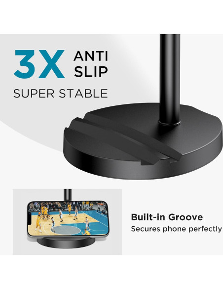 Soporte Telescópico para Webcam InnoGear WTS29 con Soporte para Teléfono