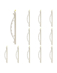 Pinzas para bolsas de comida SumDirect, 12 piezas medianas