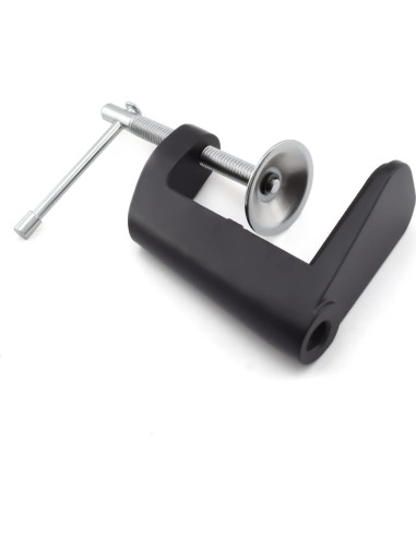 Abrazadera de Montaje en Mesa Tipo C Aluminio Negro 5.5 cm