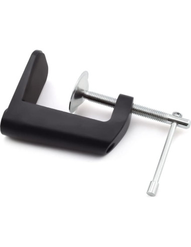 Abrazadera de Montaje en Mesa Tipo C Aluminio Negro 5.5 cm