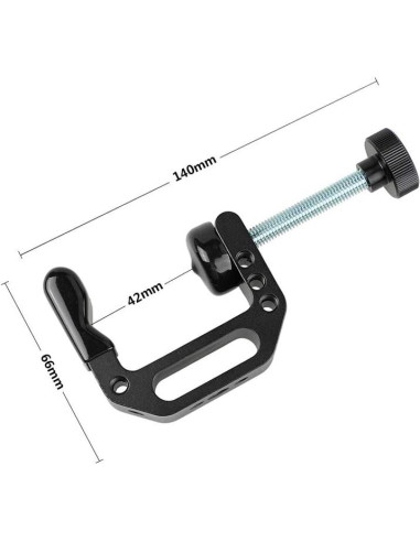 Abrazadera de Aluminio CAMVATE con Socket 1/4" y 3/8" - 2 Piezas